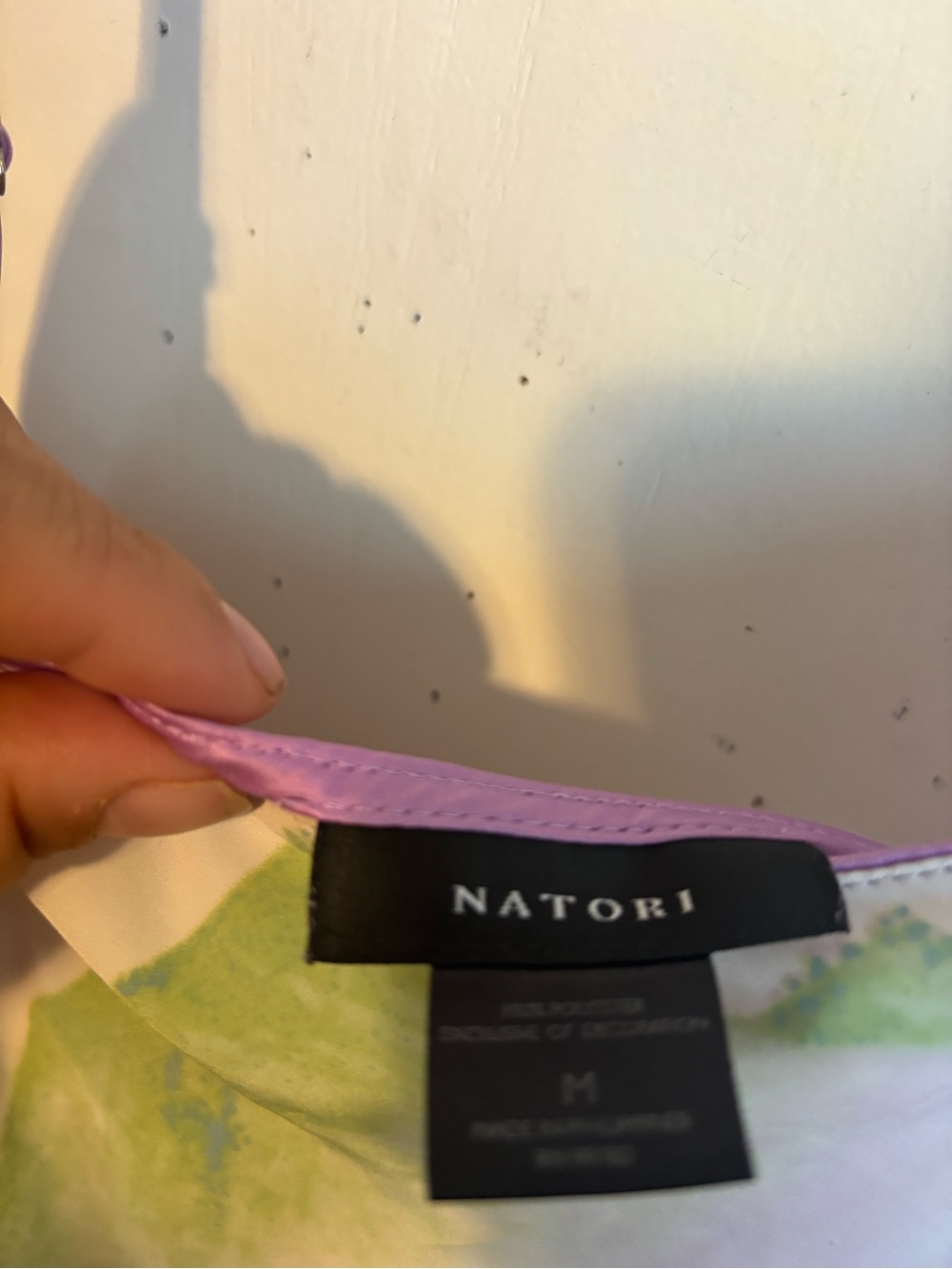 Natori Lavender & Green Floral Slip Dress - Picture 3 of 3